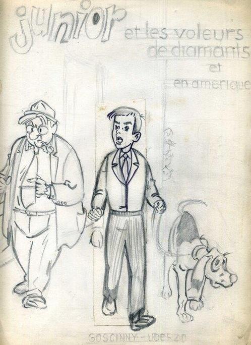 Attanasio, Dino - 1 Original preliminary drawing - Junior, Livres, BD