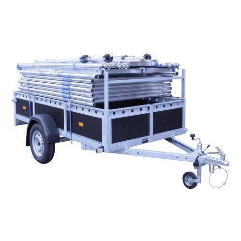 ALX Rolsteiger inclusief bakwagen 90 x 6,2m wh, Bricolage & Construction, Échafaudages, Envoi