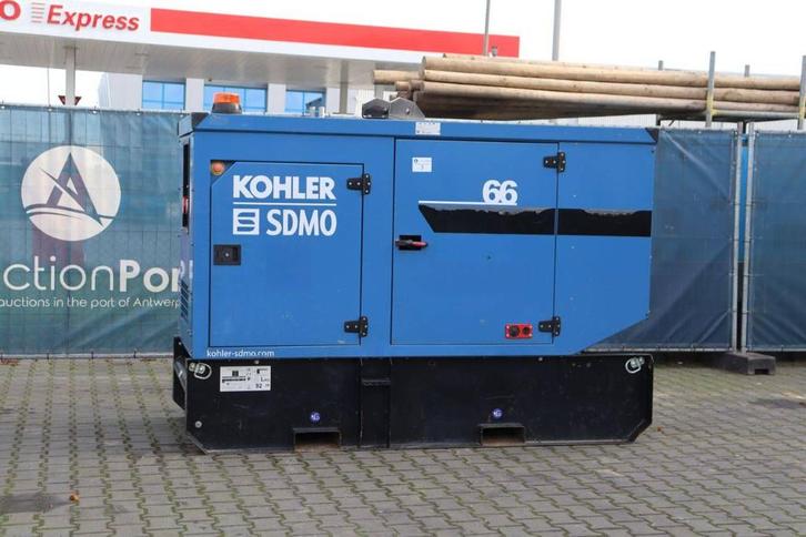 Veiling: Generator Kohler SDMO 66 Diesel, Zakelijke goederen, Machines en Bouw | Aggregaten, Ophalen
