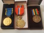 Luxemburg - Dienstmedaillon - Lot 3 Médailles du Grand-duché, Verzamelen, Militaria | Algemeen