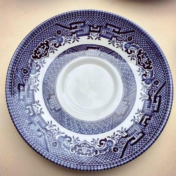Churchill - Service à thé (12) - blue willow - Porcelaine - beschikbaar voor biedingen