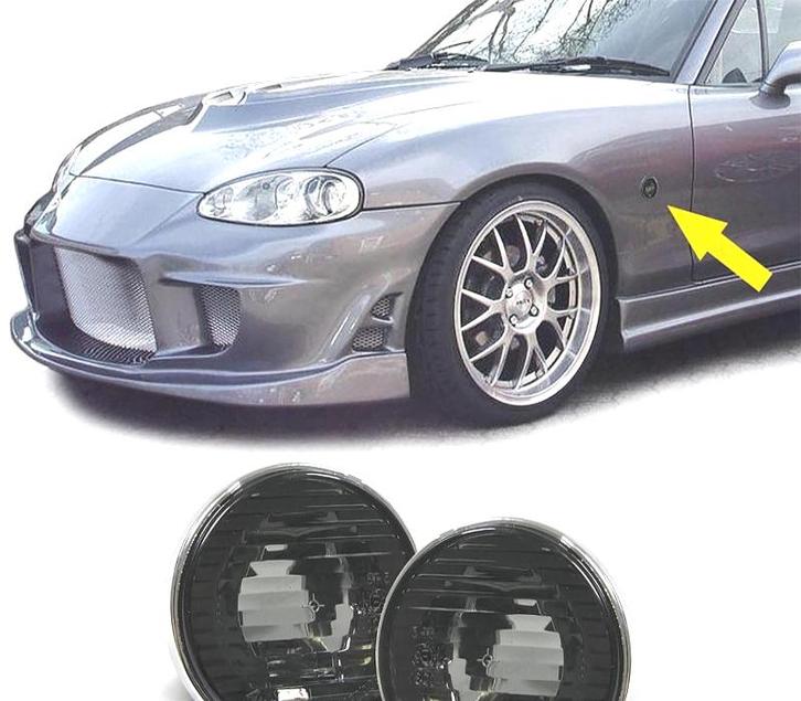 CLIGNOTANTS LATÉRAUX MAZDA MX5 NA NB NBFL 90-05 NOIR, Auto-onderdelen, Verlichting, Verzenden