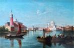 William Raymond Dommersen (1850-1927) - The Grand Canal,, Antiek en Kunst, Kunst | Schilderijen | Klassiek
