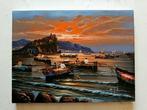 Mario Galanti (XX) - Tramonto a Ischia
