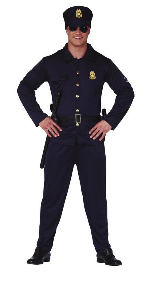 Politiepak Deluxe, Kleding | Heren, Carnavalskleding en Feestkleding, Nieuw, Verzenden