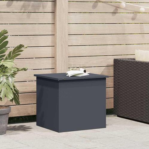 vidaXL Buitopslagdoos Antraciet 55 x 50.5 x 50 cm, Doe-het-zelf en Bouw, Kratten en Dozen, Nieuw, Verzenden