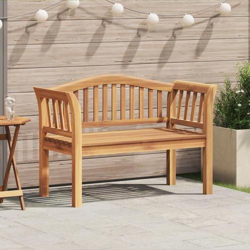 vidaXL Tuinbank 120x53.5x85 cm Massief Teakhout, Tuin en Terras, Tuinsets en Loungesets, Nieuw, Verzenden