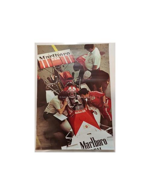 1973 CLAY REGAZZONI MARLBORO BRM ORIGINELE POSTER, Livres, Autos | Brochures & Magazines