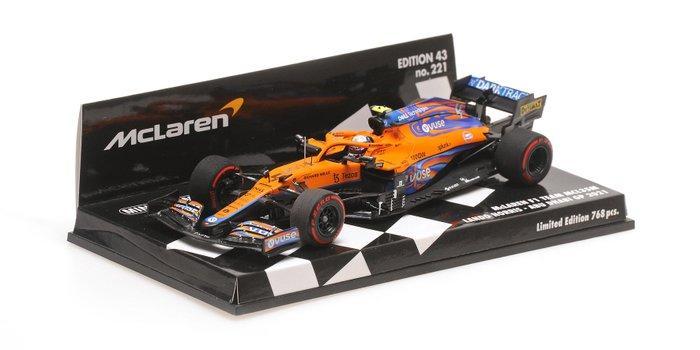 Minichamps 1:43 - Model raceauto - McLaren F1 Team MCL35M, Hobby en Vrije tijd, Modelauto's | 1:5 tot 1:12