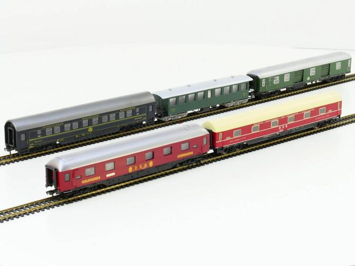 Schaal H0 Fleischmann 1504 1505 1506 5106 5135 Assortimen..., Hobby en Vrije tijd, Modeltreinen | H0, Overige typen, Gebruikt