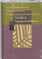 Handboek argumentatietheorie 9789068905090 Frans van Eemeren, Boeken, Verzenden, Zo goed als nieuw, Frans van Eemeren