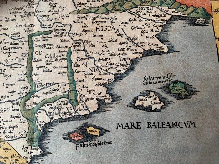 Spanje - Spanje-Portugal; Waldseemüller-Fries - Europae, Livres, Atlas & Cartes géographiques
