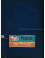 1970 FIAT 125 ONDERDELENHANDBOEK