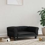 vidaXL Hondenmand 70x45x30 cm kunstleer zwart, Dieren en Toebehoren, Honden-accessoires, Verzenden, Nieuw
