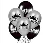 Ballonnen ballon fortnite 10 stuks!! 5x zwart + 5x grijs, Nieuw, Verzenden