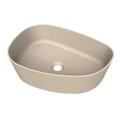 Arcqua Rocker Opbouw Waskom Organisch L 50x37 Mat Zand, Doe-het-zelf en Bouw, Sanitair, Overige typen, Nieuw, Ophalen of Verzenden