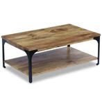 vidaXL Salontafel 100x60x38 cm mangohout, Huis en Inrichting, Verzenden, Nieuw