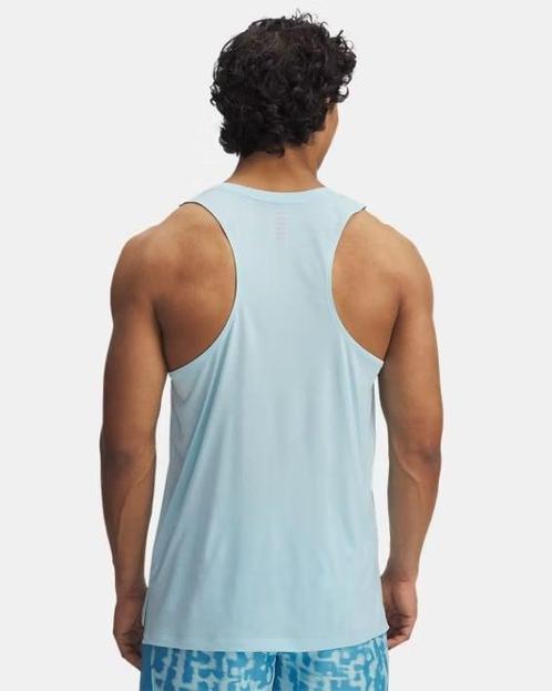 Under Armour Launch Singlet-Blu - Maat SM, Kleding | Heren, T-shirts, Blauw, Nieuw, Maat 46 (S) of kleiner, Ophalen of Verzenden