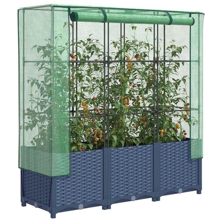 Verhoogde plantenbak | Retour Deal -40% Nu!, Tuin en Terras, Bloembakken en Plantenbakken, 30 tot 60 cm, 100 cm of meer, Rechthoekig