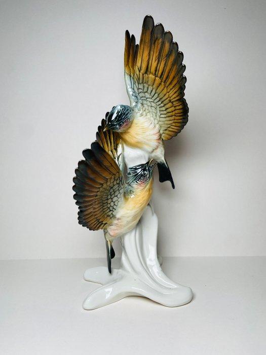 Karl Ens, Volkstedt - Figurine - Paired Birds - Porcelaine, Antiquités & Art, Antiquités | Verre & Cristal