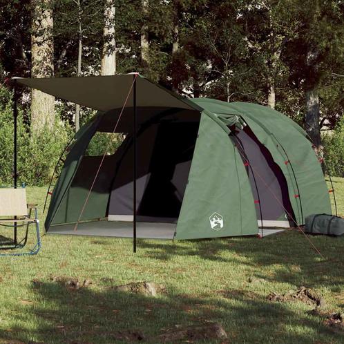 vidaXL Tunneltent 4-persoons waterdicht groen, Caravans en Kamperen, Tenten, Nieuw, Verzenden