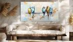 Monika Spiewak - Parrots - Oil Painting Stretched On The