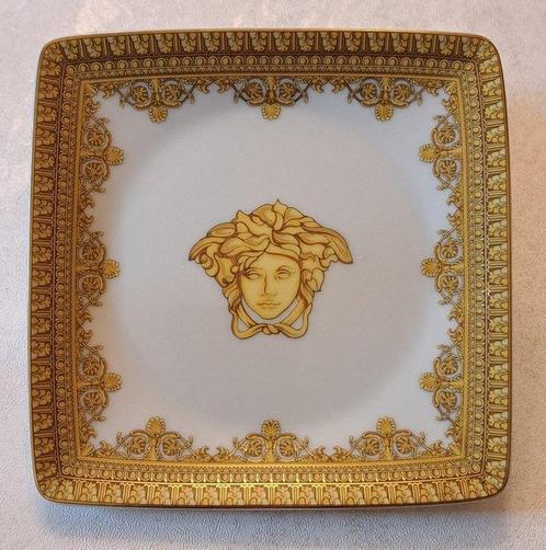 Rosenthal - Versace - Plat - Teller 12x12cm i Love Baroque, Antiek en Kunst, Antiek | Glaswerk en Kristal
