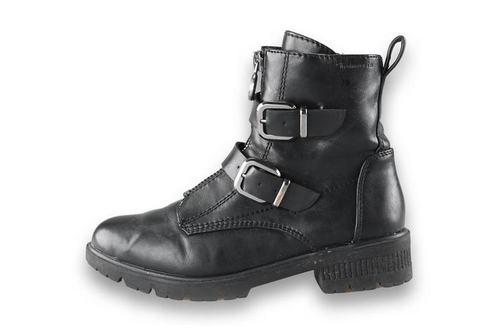 Tamaris Biker boots in maat 37 Zwart | 20% korting, Kleding | Dames, Schoenen, Zwart, Gedragen, Overige typen, Verzenden