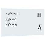 vidaXL Magneetbord wandmontage 120x60 cm glas, Verzenden, Nieuw in verpakking