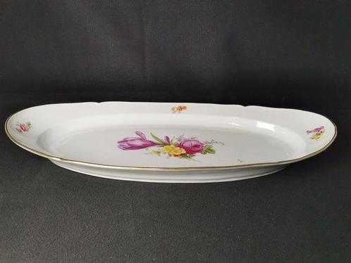 KPM - Fiori - Piatto Ovale dimesione grande- L 63cm - 1.Wahl, Antiek en Kunst, Antiek | Meubels | Tafels