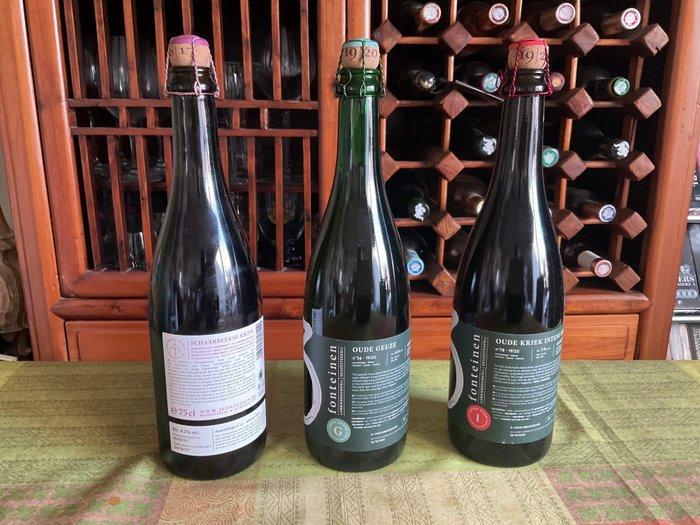 3 Fonteinen - Schaarbeekse Kriek, Oude Gueuze & Oude Kriek, Verzamelen, Wijnen