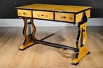 Liervormig Biedermeier-stijl esdoorn bureau - Bureau -, Antiek en Kunst