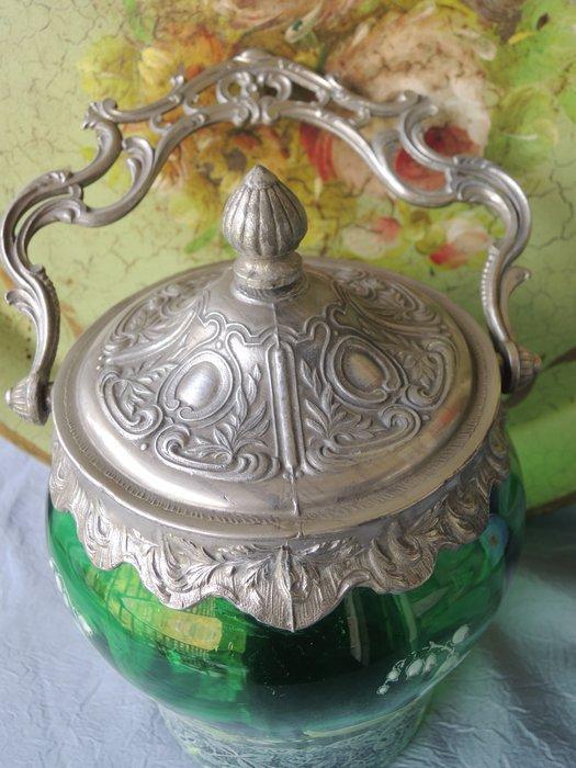 legras - Koektrommel - Model takje met lelietje-van-dalen. -, Antiek en Kunst, Kunst | Designobjecten