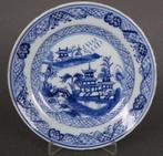 Qianlong (1735-1796) - Bord - Houses, Boats and Rocks in a, Antiek en Kunst