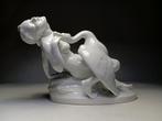 Herend - István Lrincz - Sculpture, Léda with the swan/Art