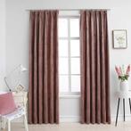 vidaXL Gordijnen verduisterend 2 st met haken 140x245 cm, Huis en Inrichting, Verzenden, Nieuw