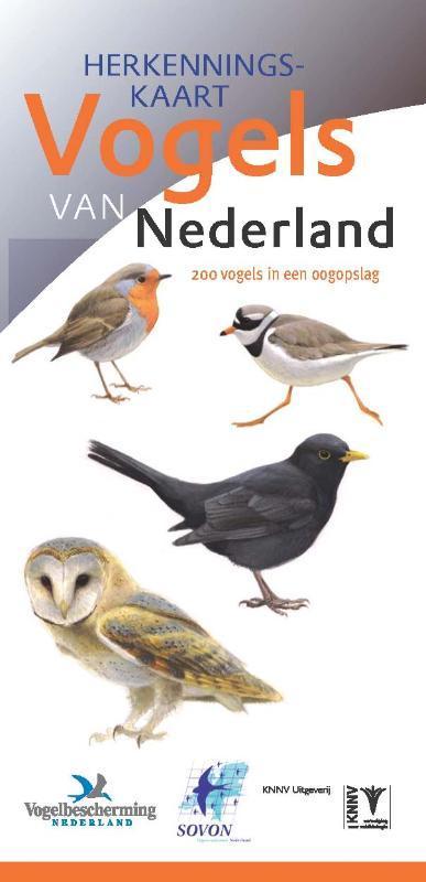 Herkenningskaart vogels van Nederland 9789050114035, Livres, Animaux & Animaux domestiques, Envoi