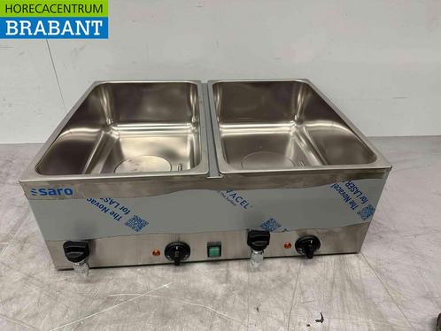 Saro Bain marie en acier inoxydable 2 x 1/1 GN 230V Horeca, Zakelijke goederen, Horeca | Keukenapparatuur, Verzenden