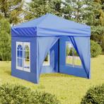 vidaXL Partytent inklapbaar met zijwanden 2x2 m blauw, Tuin en Terras, Verzenden, Nieuw