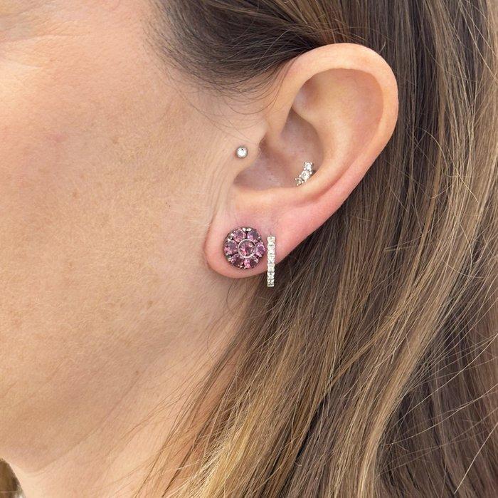 Pasquale Bruni - Oorbellen - 18 karaat Witgoud Rhodoliet, Handtassen en Accessoires, Oorbellen