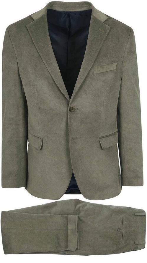 Suitable Corduroy Kostuum Groen maat Maat 48/50 (M) Heren, Kleding | Heren, Kostuums en vesten, Groen, Nieuw, Maat 48/50 (M), Verzenden