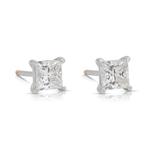 Oorbellen - 18 karaat Witgoud - 2.01ct. tw. Diamant, Nieuw