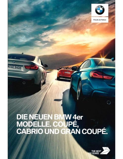 2017 BMW 4 SERIE BROCHURE DUITS, Boeken, Auto's | Folders en Tijdschriften
