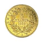 France. Napoléon III. 5 Francs 1854-A, Paris