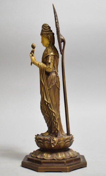 Beeld, budda - 35.7 cm - Brons, Antiek en Kunst, Curiosa en Brocante