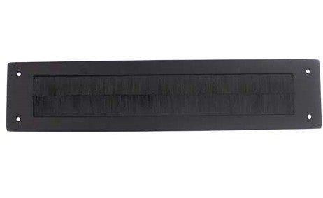 Intersteel Tochtwering Rechthoekig RVS/Mat Zwart, Doe-het-zelf en Bouw, Overige Doe-Het-Zelf en Bouw, Ophalen of Verzenden