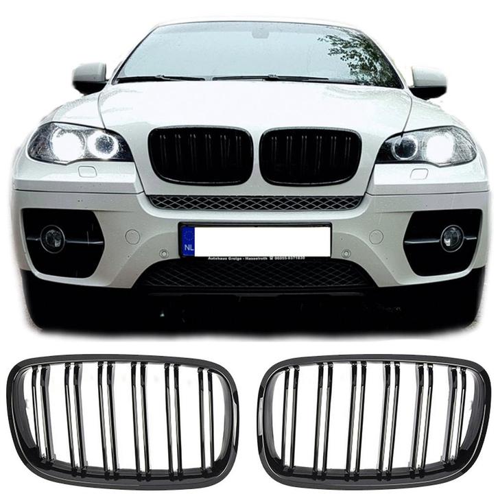 Sportieve Grille geschikt voor BMW X5 E70 en X6 E71 dubbele, Auto diversen, Auto-accessoires, Verzenden