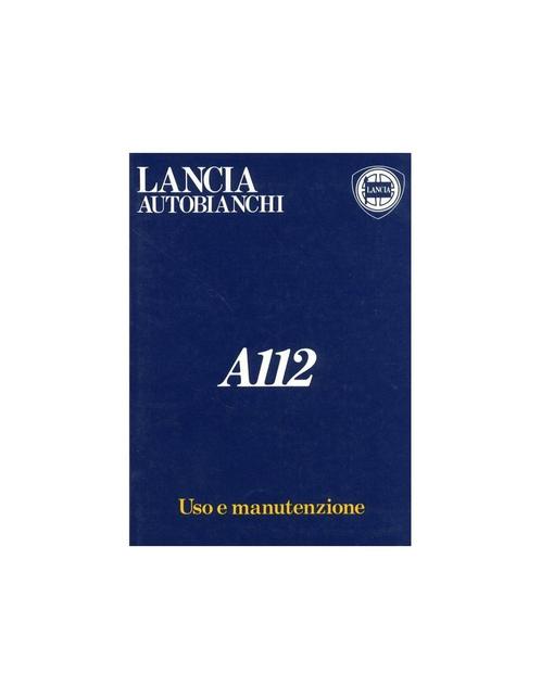 1983 AUTOBIANCHI A112 INSTRUCTIEBOEKJE ITALIAANS, Autos : Divers, Modes d'emploi & Notices d'utilisation, Enlèvement ou Envoi
