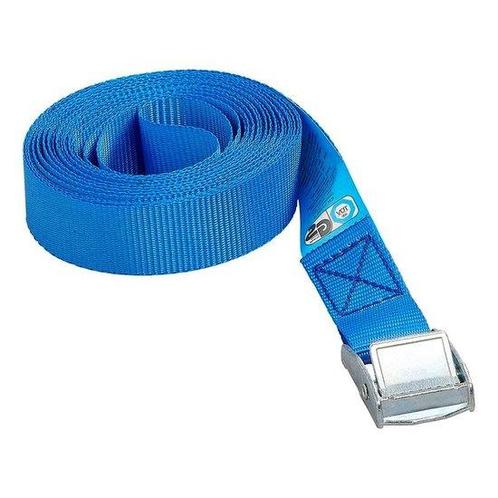 Spanband blauw met snelsluiting 5 meter, Auto diversen, Aanhangers en Bagagewagens, Verzenden