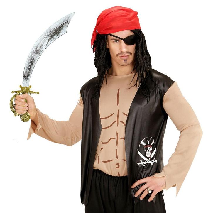 Piraat Kostuum Heren 2 delig, Kleding | Heren, Carnavalskleding en Feestkleding, Nieuw, Verzenden